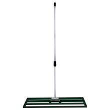 Rastrillo de Nivelación de Césped de 100cm de Jardín Extensible 1.2-1.9m: Verde