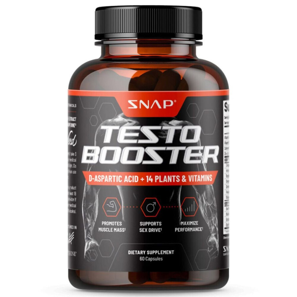 Snap Supplements Testosterone Booster 60 CAP