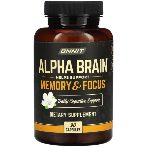 Onnit, Alpha Brain, 90 kapslar