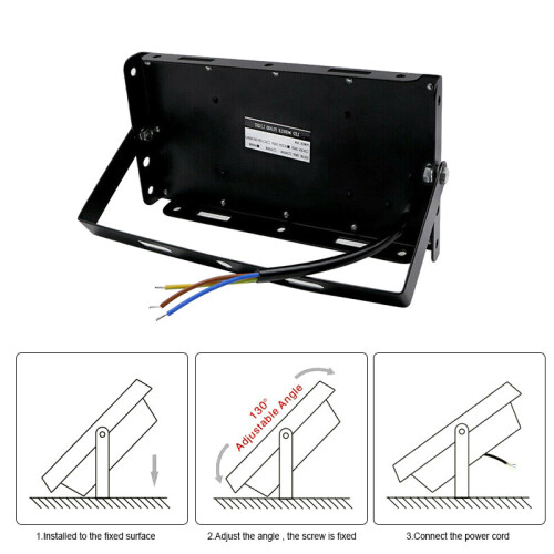 2x LED Floodlight 50W αδιάβροχο υπαίθριο φως ασφαλείας φώτα κήπου φως 2