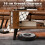 Costway 2-Tier Wooden Coffee Table Industrial Side Table Small Center Table 4
