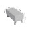 Living And Home Rectangular Tofu-shaped Footrest with Solid Wooden Legs 5