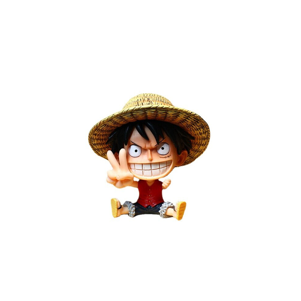 (Luffy) One Piece Luffy Cute Anime Figure Toys Gift