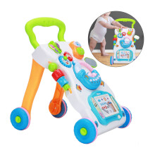 2-in-1 Baby Walker & Activity Car with Music - First Steps, Push-Along Toy, Multicolor, 6-18 Months