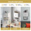 Costway Bathroom Wall Cabinet Wall-Mounted Space Saving Storage Cabinet 7