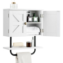Bathroom Wall Cabinet Wall-Mounted Space Saving Storage Cabinet