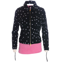 (XS) DIESEL DE ROCKY Womens Jackets Stylish Denim