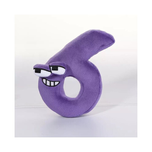 (style 6) Alphabet Lore Number Plush Toy Stuffed Animal Plushie Doll ...