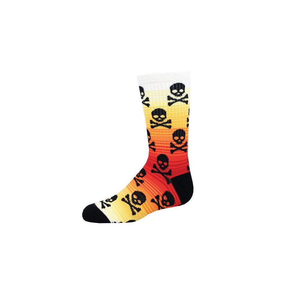 Active Youth Socks Skullduggery Orange Fashionable Kids UK 12-5Y-image-OPC-PBBG7WV-NEW