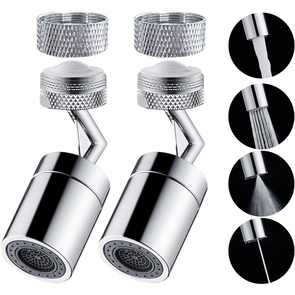 720Â¡Ã£ Degree Swivel Faucet Aerator, 4-Function Sprayer Faucet Head, Universal Splash Filter Faucet Replacement Part 781238424218