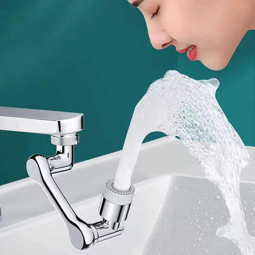 Universal Rotating Faucet Extender1080Â¡Ã£ Degree Swivel Kitchen Sink Faucet AeratorFaucet Aerator,Splash Filter Kitchen Tap Extend Bathroom Si-image-OPC-PBBG8PJ-NEW