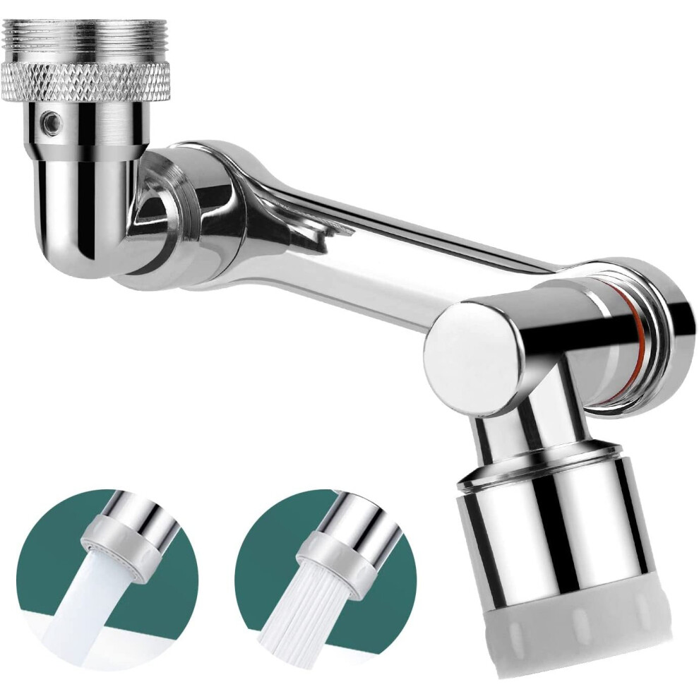 1080Â¡Ã£ Swivel Faucet Aerator, Rotate Tap Aerator With 2 Modes Adjustable Shower Head, Filter Sprayer 781238424201
