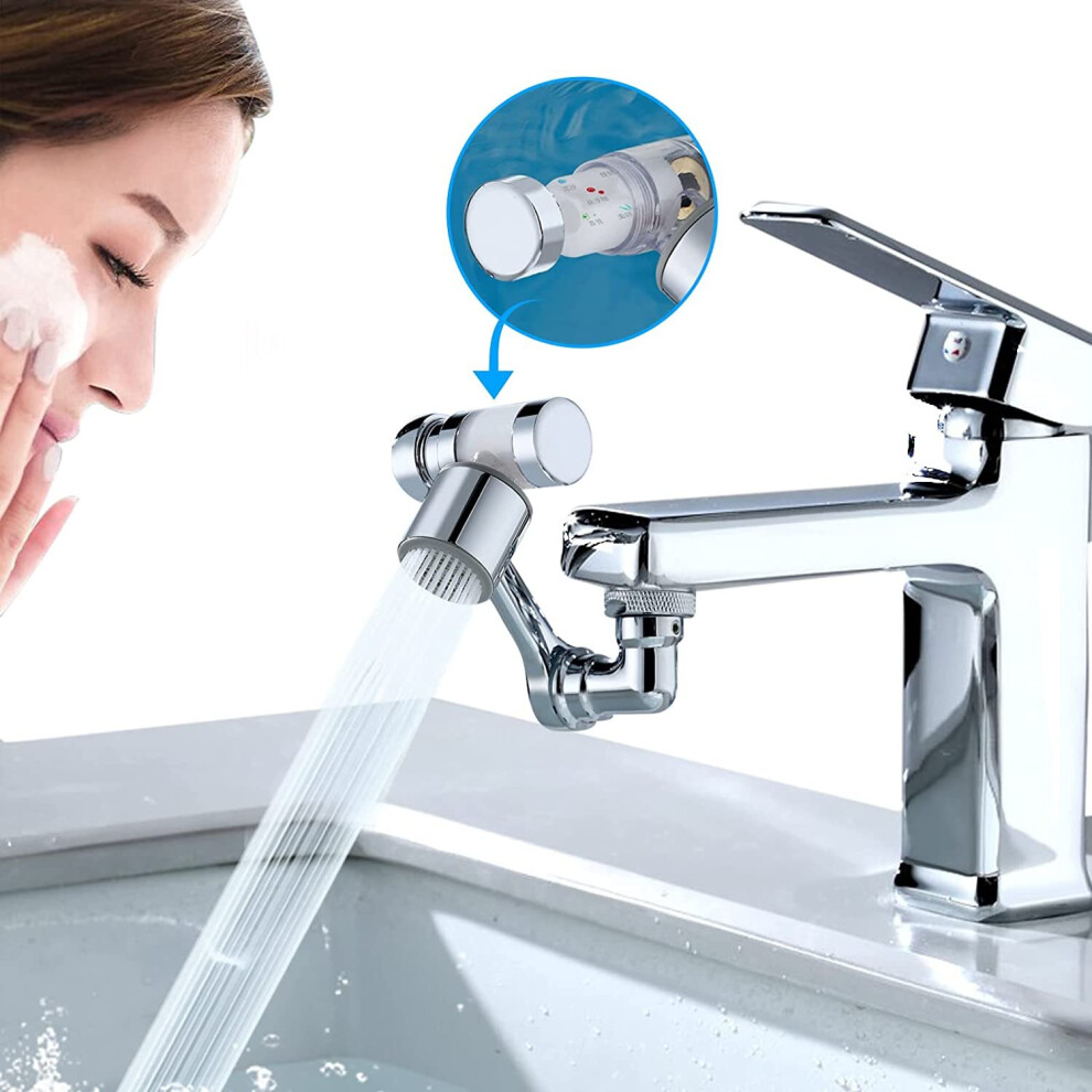 Faucet Extender Universal 1080 Swivel Robotic Arm Swivel Extension Faucet Aerator 1080 Degree Rotatable Faucet Aerator With Filter Cartridge Fauc 781238423310