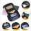 (Black) Rfid Blocking Passport Holder Travel Neck Bag Document Organizer Wallet 3