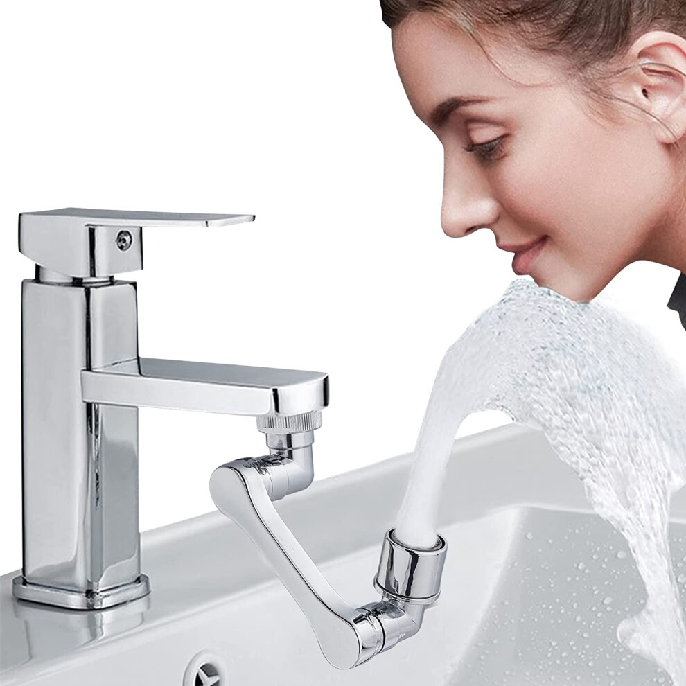 1080Â¡Ã£ Swivel Faucet-Extender, Rotating Extension Faucet Aerator, Universal Splash Filter Faucet Sprayer Aerator Sink Face Wash Attachment 781238423761