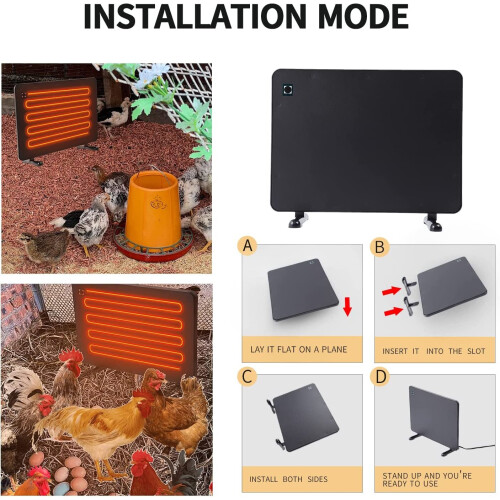200W Chicken Coop Heater ,Chicken Coop Heaterwith Carbon Crystal Plate ...