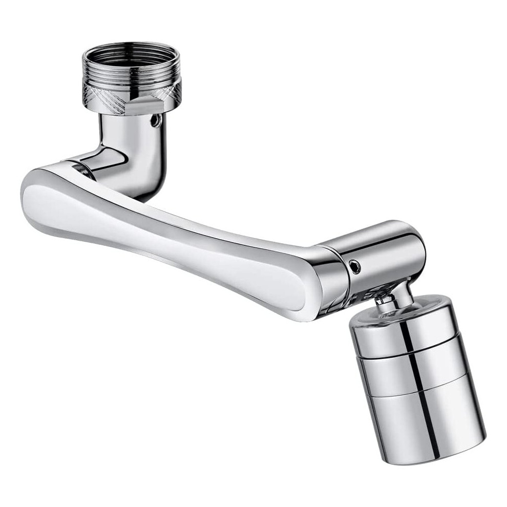1440Â¡Ã£ Rotating Faucet Extender Aerator, Large-Angle Splash Filter Faucet Aerator With 2 Water Outlet Modes, Robotic Arm Water Nozzle Faucet Adap 781238423846