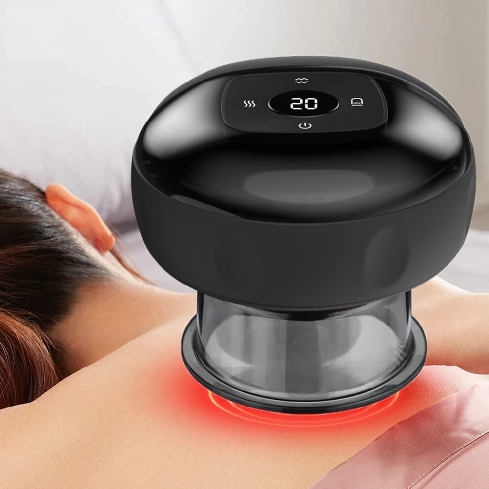 Xinyu Electric Cupping Set, 4 In 1 Smart Massage With 12 Level Temperature And Suction, Gua Sha Therapy Machine