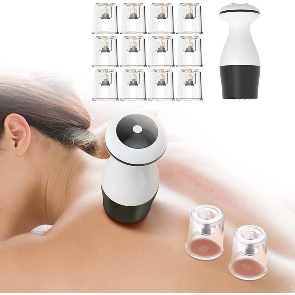 Xinyu Intelligent Cupping Therapy Set With 12 Sets Of Jars, Portable Chinese Acupoint Scraping And Cupping Massager Device Usb Charging Machine