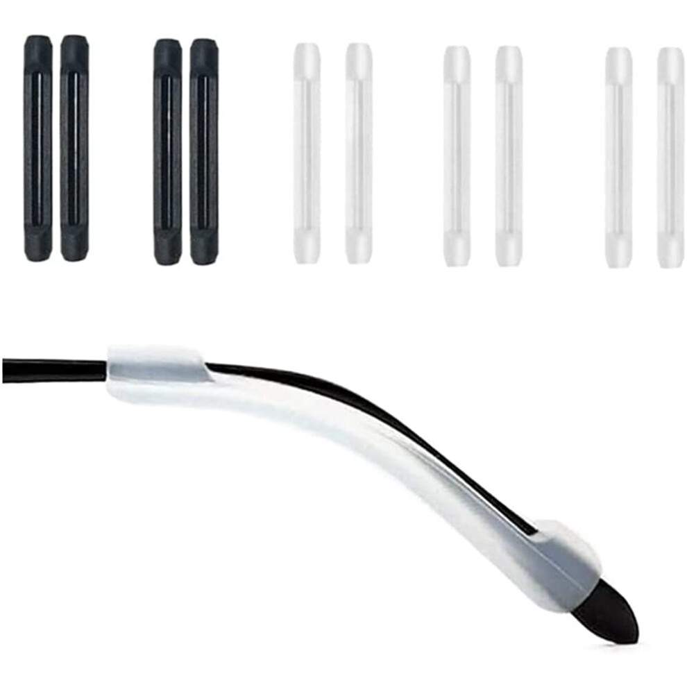Xinyu Soft Silicone Eyeglasses Temple Tips Sleeve Retainer Cushion, Anti-Slip Elastic Glasses Ear Grip Hook