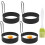 4 Pack Stainless Steel Eggs Maker Non Stick Round Egg Cooker 1