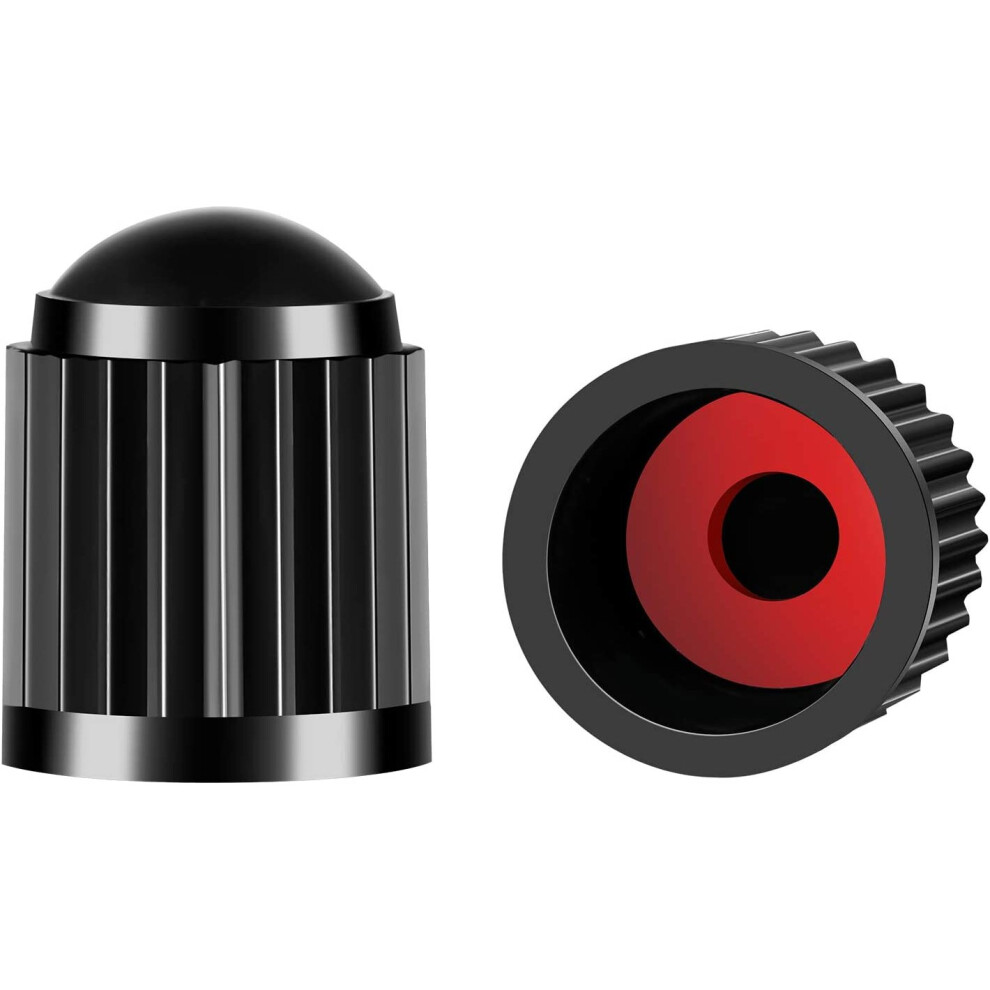 25Pcs Tire Valve Caps, With O Rubber Ring, Universal Stem Covers 781238425567