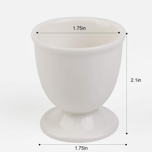 Ceramic Soft Hard Boiled Egg Cups Holder Set of 6 1