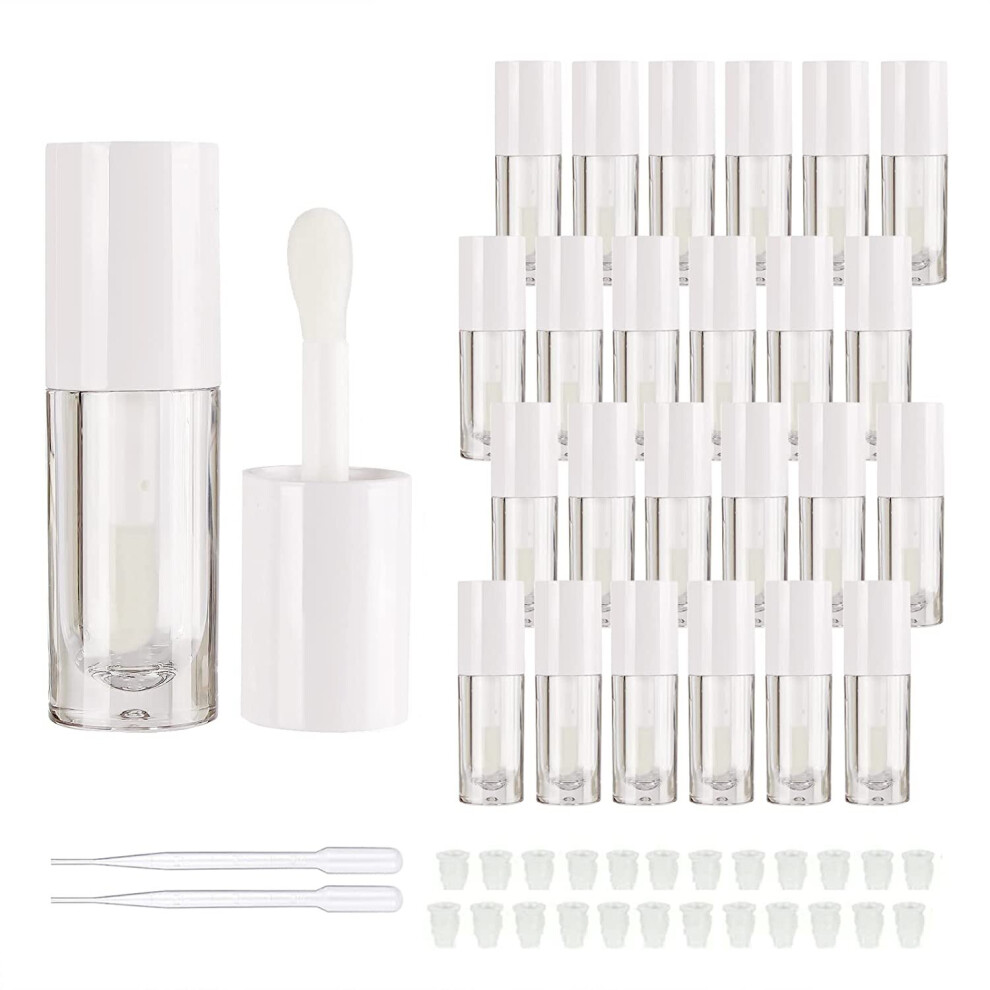 Xinyu 14Pcs Empty 6Ml Big Doe Foot Wand Lip Gloss Tubes