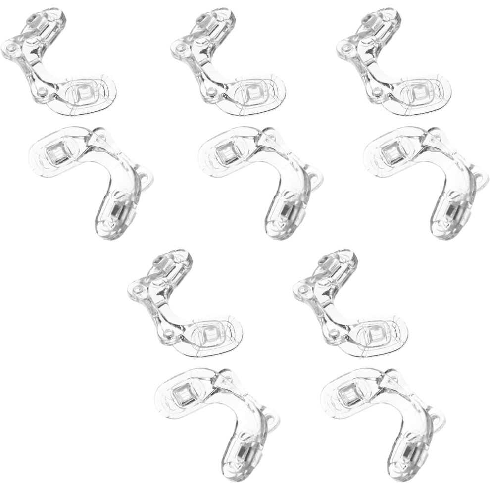Xinyu 5 Mini Nose Pads Pairs Eyeglass Nose Pads Anti Slip Soft U Shape Silicone Nose Pads Sponge Saddle Bridge Glass Nose Pieces