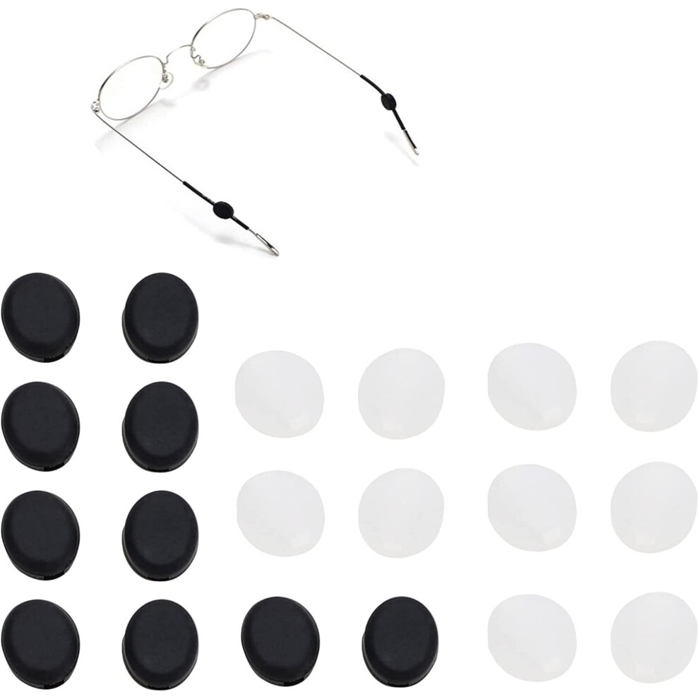 Xinyu 12 Pair Eyeglasses Ear Grips, Anti-Slip Elastic Comfort Glasses Retainers