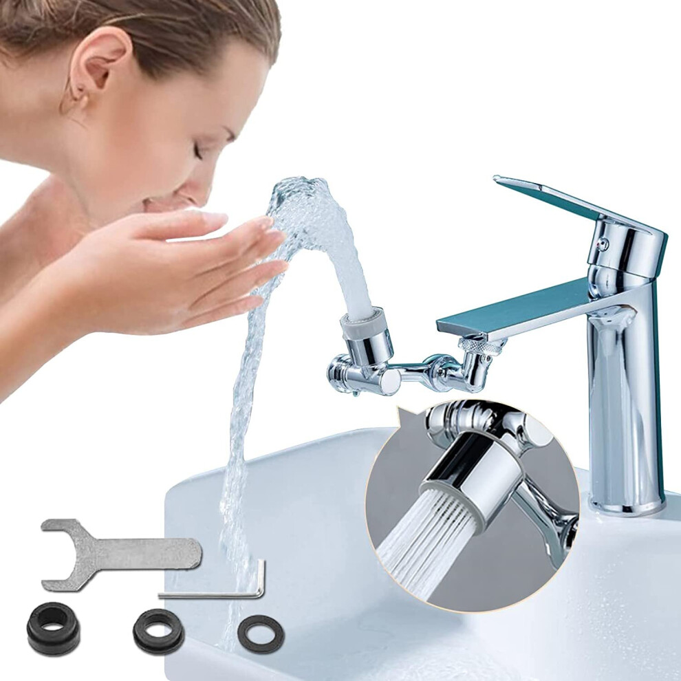 1080 Faucet Extender With Aerator, Multifunctional Rotatable Extension Faucet, 2 Modes 360 Swivel Filter Faucet 781238421996