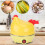 Multifunction Egg Cooker, Electric Egg Cooker Chicken Shape Rapid Egg Boiler 7 Egg Capacity Automatic Shut Off Mini Breakfast MachineUS 110V 3