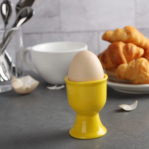 Ceramic Egg Cups Set of 6 Porcelain Egg Stand Holders 1