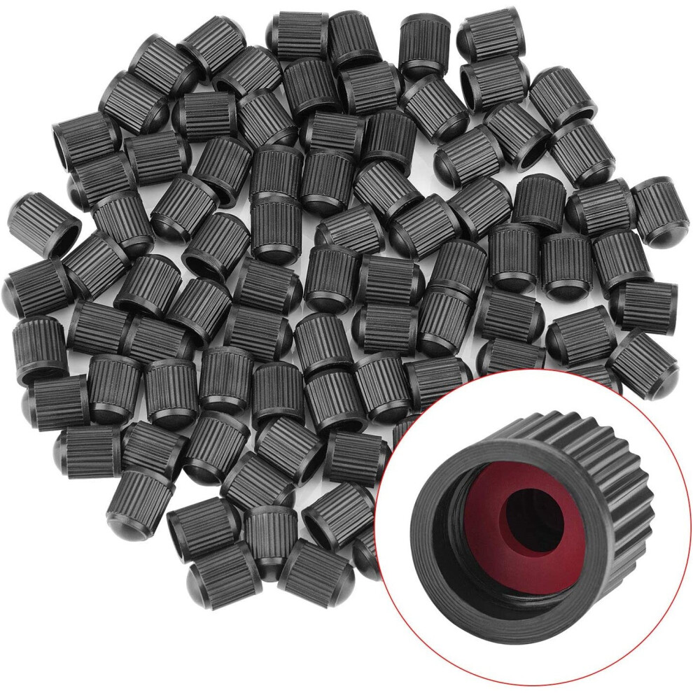 Tire Valve Stem Caps 150 Pack Black with Sealing Ring, General-image-OPC-PBBGB5B-NEW