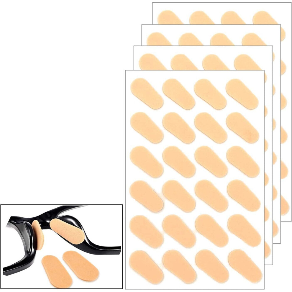 Xinyu 48 Pairs Soft Foam Nose Pads, Self-Adhesive Anti-Slip Eyeglass Nose Pads, Thin Nosepads