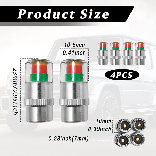 Car tyre pressure valve caps sale