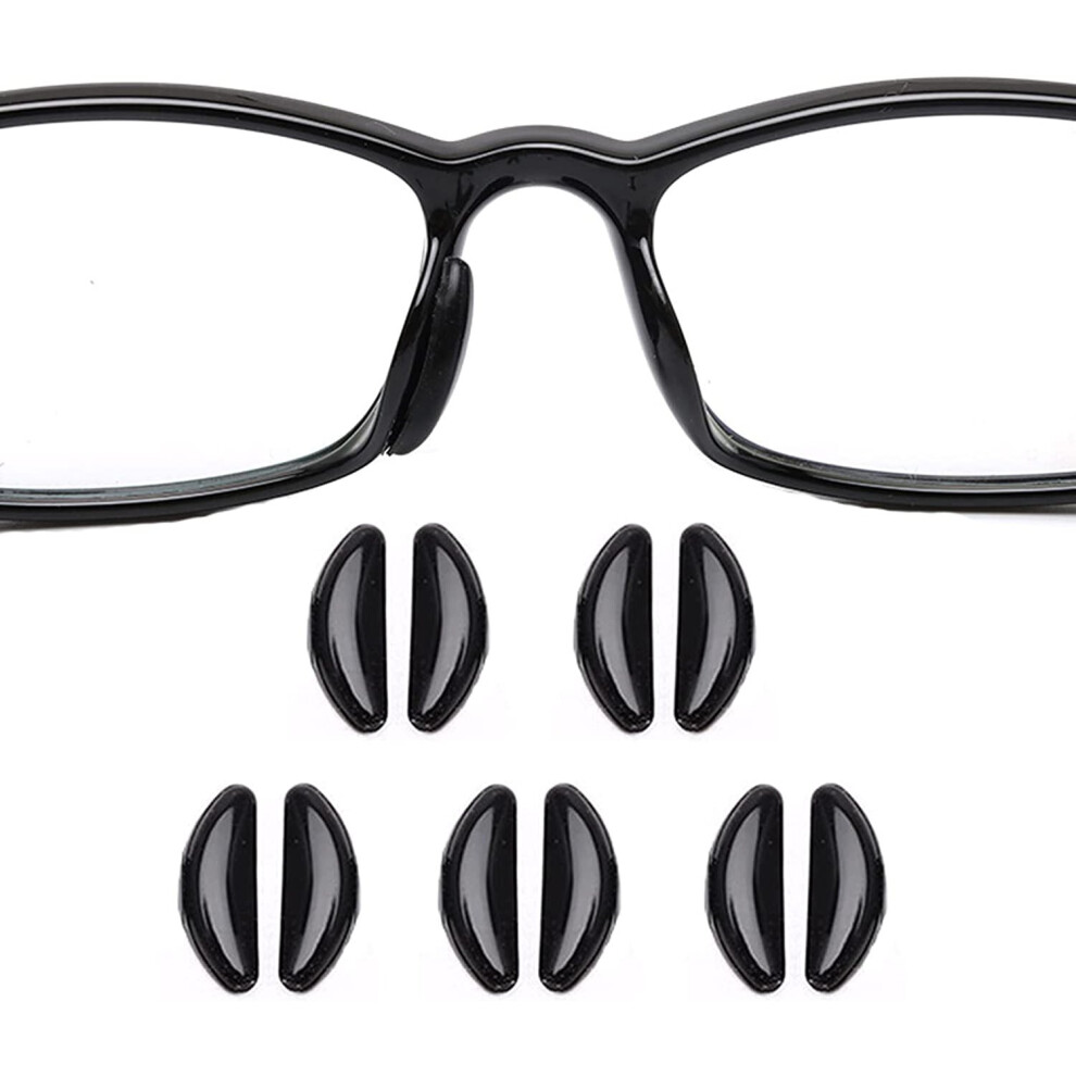 Xinyu Eyeglasses Silicone Nose Pads,Adhesive Eyeglass Nose Pads,Anti-Slip Soft Nosepads