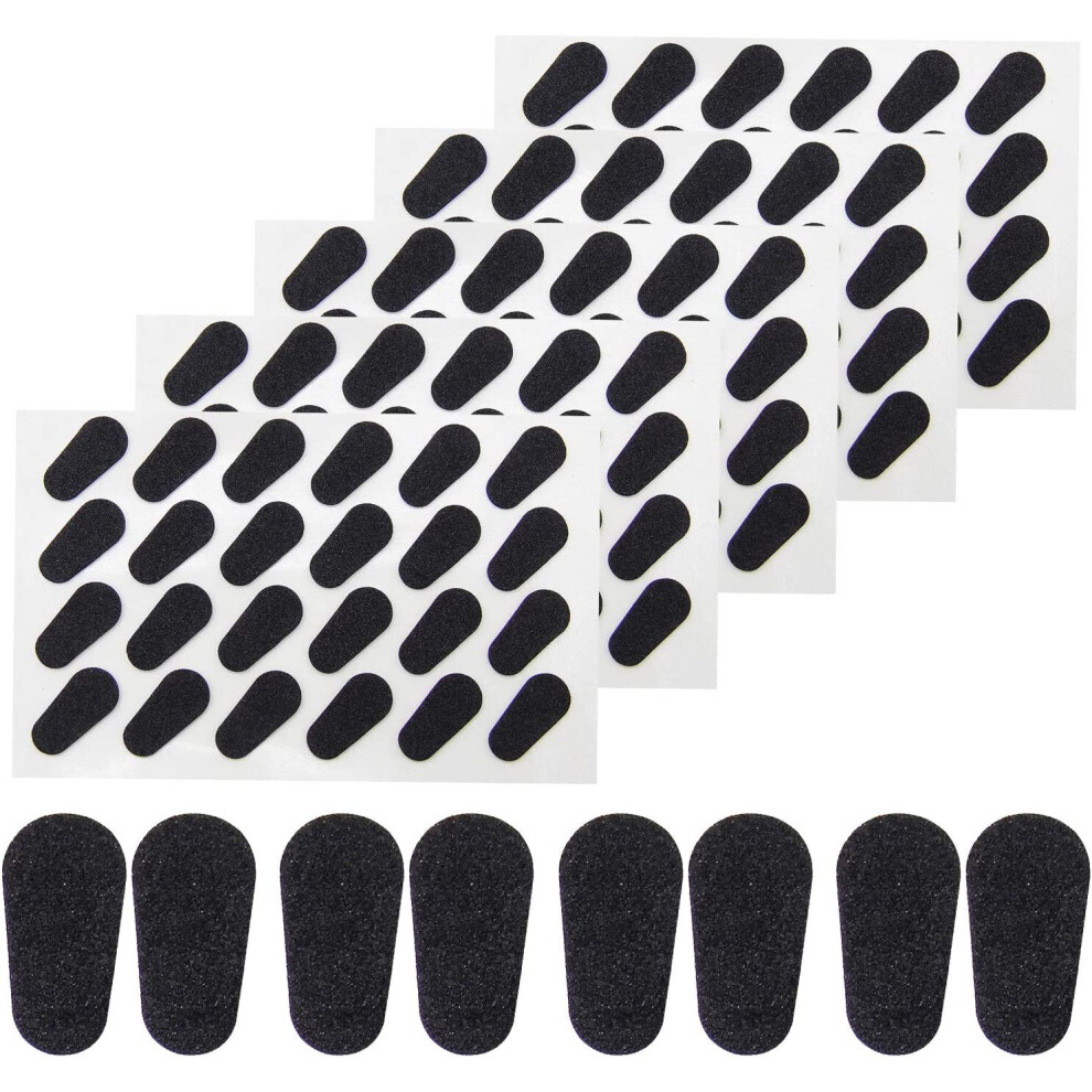 Xinyu Light 60 Pairs Adhesive Eyeglass Nose Pads Soft Foam Nose Pads Self Anti-Slip Eyeglass Nose Pads Thin Nosepads