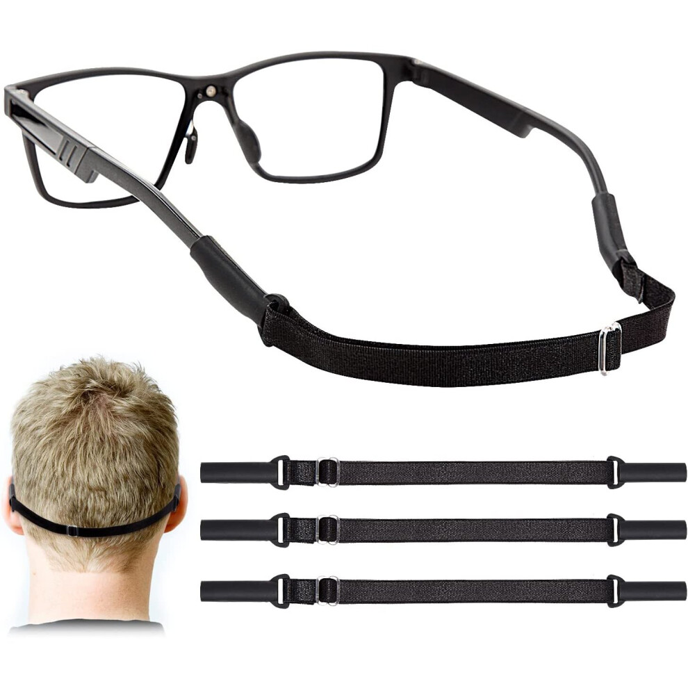 Xinyu Adjustable Glasses Straps - 3 Pcs No Tail Adjustable Eyewear Retainer Glasse Strap
