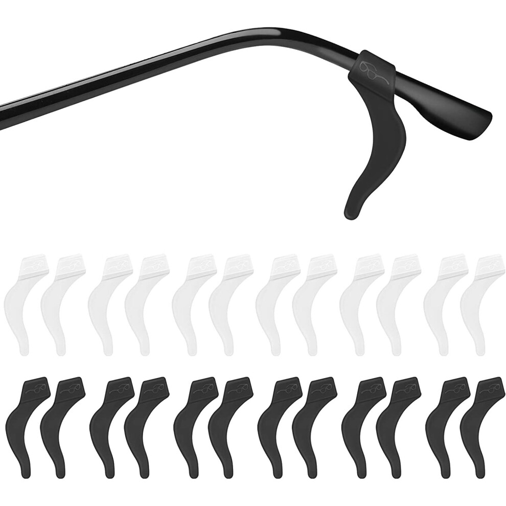 Xinyu 12 Pairs Eyeglass Ear Grip, Anti-Slip Eyeglass Holder, Premium Silicone Ear Hook