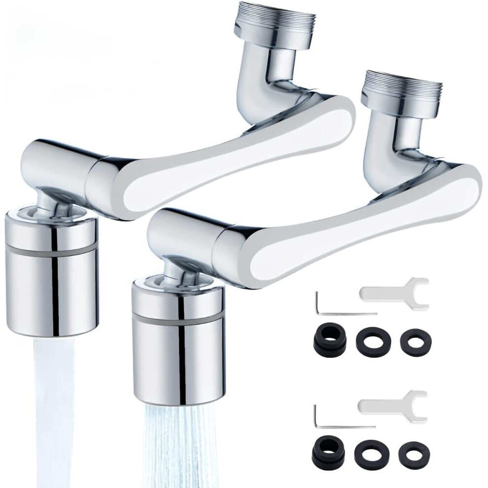 Faucet Extender, 1440Â¡Ã£ Free Rotating Faucet Extender Faucet Aerator, Brass Material Universal Swivel Robotic Arm Swivel Extension Faucet Aerator 781238422535