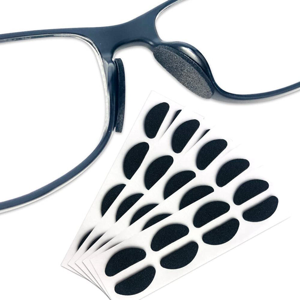Xinyu Eyeglass Nose Pads,20 Pairs Of Soft Foam Nose Pads, D-Shape /20