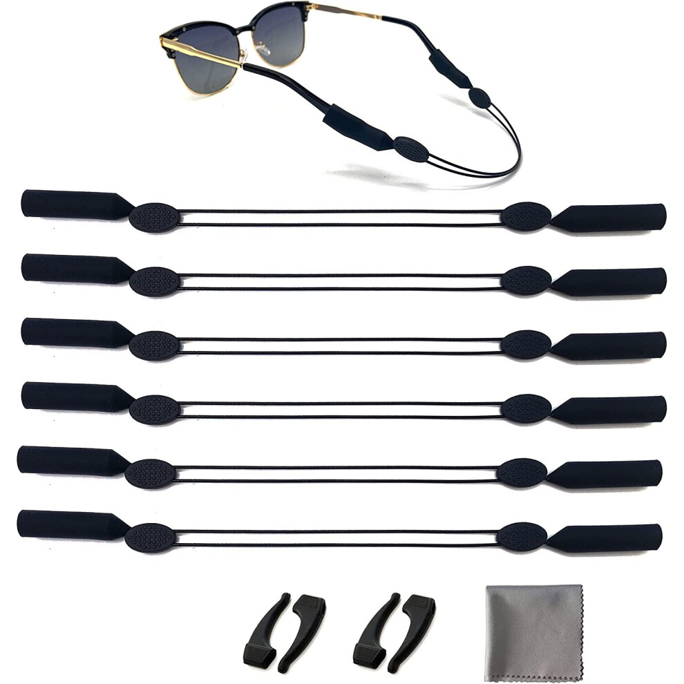 Xinyu No Tail Adjustable Sunglass Strap Eyewear Retainer