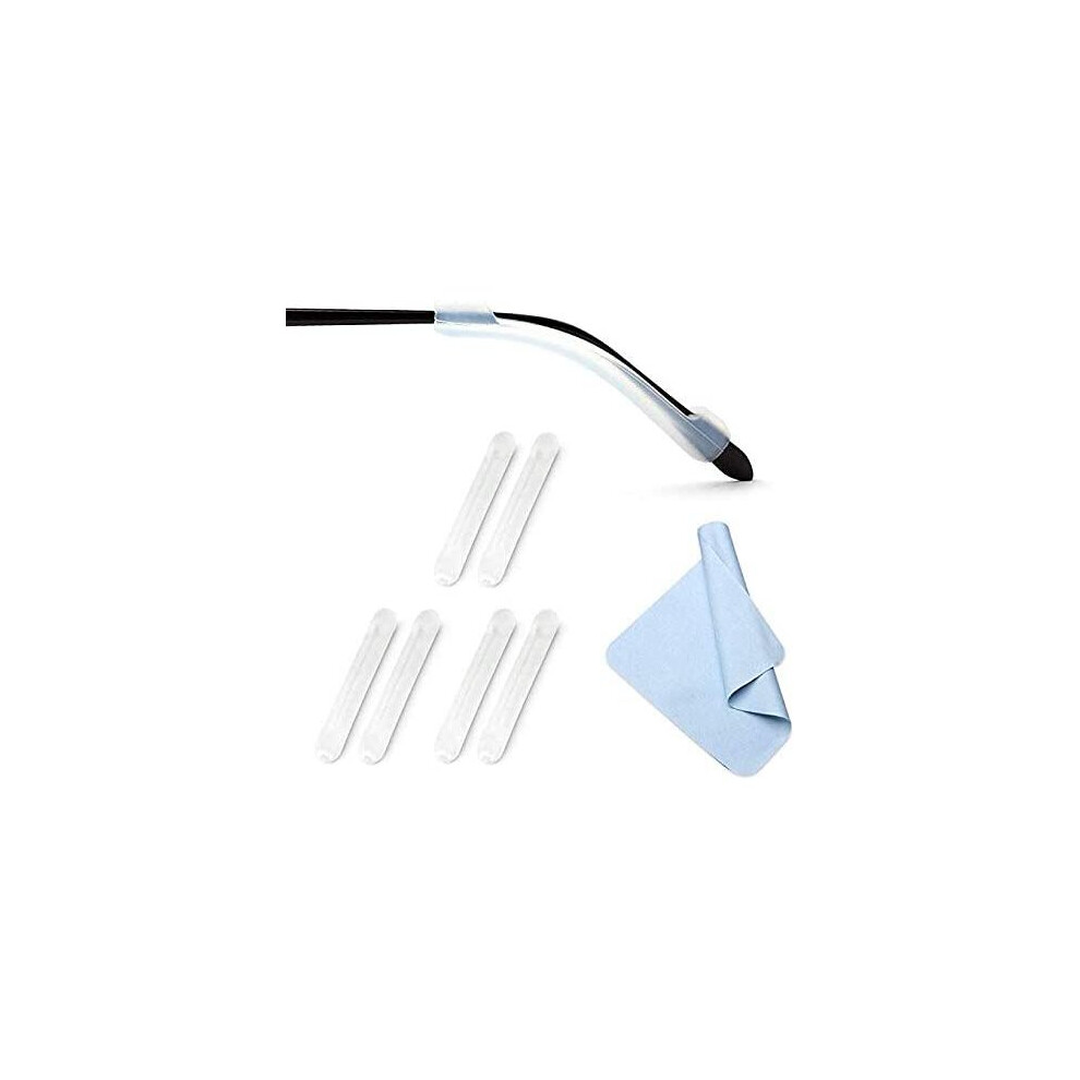 Xinyu Yellow Silicone Eyeglasses Temple Tips Sleeve Retainer,Anti-Slip Elastic Comfort Glasses Retainers