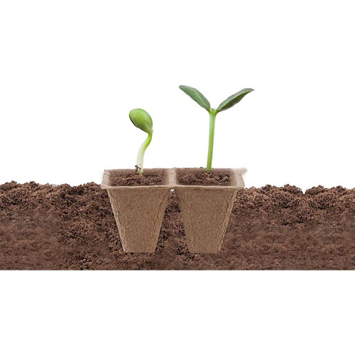 Biodegradable Seed Starter Trays Seed Starter Peat Pots 10pcs peat pots 2