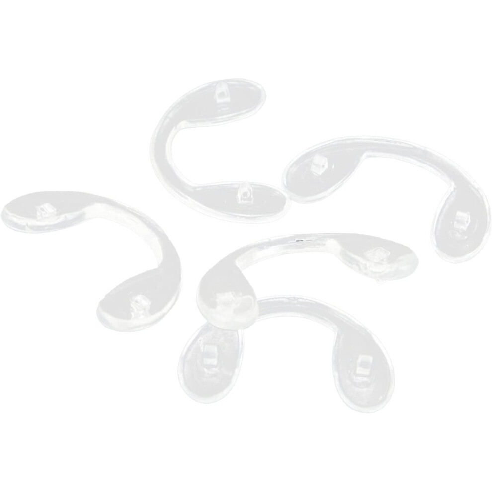 Xinyu 10 Pairs Of Silicone Glasses U Shaped Strap Bridge Screw In Silicone Nose Pads Eyewear Accessory