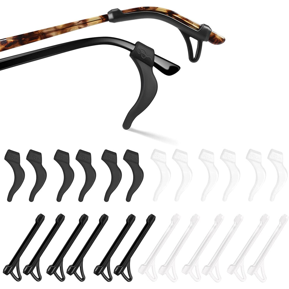 Xinyu Glassses Ear Holder Sleeve, Anti-Slip Eyeglasses Ear Hook, Silicone Temple Tips
