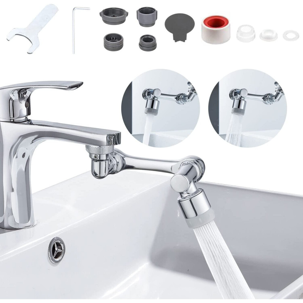 Faucet Extender 1080 Degree Swivel Faucet Aerator Universal Splash Faucet Sprayer Aerator 781238423099