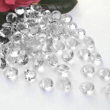 (clear, 5000PCS) Time to Sparkle 4.5MM Scatter Diamonds Table Crystals Acrylic Confetti Wedding Party
