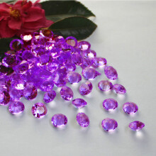 (dark purple, 5000PCS) Time to Sparkle 6MM Scatter Diamonds Table Crystals Acrylic Confetti Wedding Party